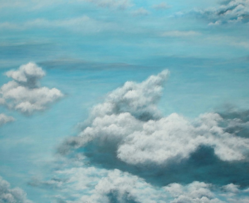 Ueber den Wolken, 120 x 150